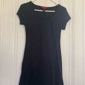 Black mini dress